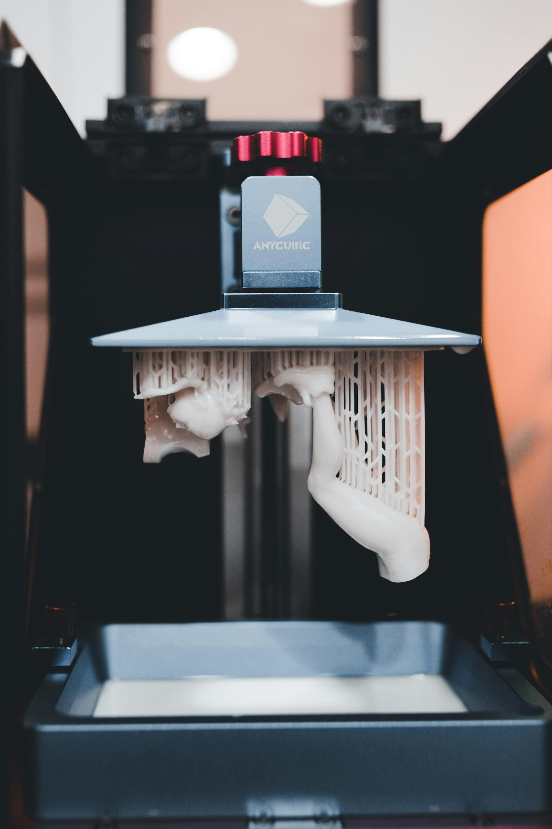 Blueprint transforming into a 3D model, symbolizing design evolution