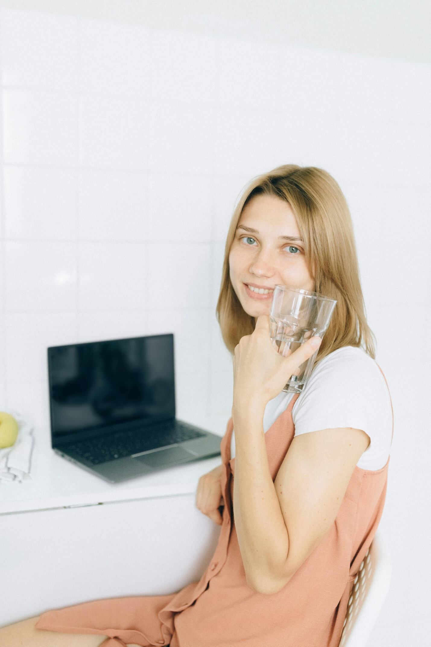 Person relaxing on vacation or enjoying a hobby, fully disconnected from work